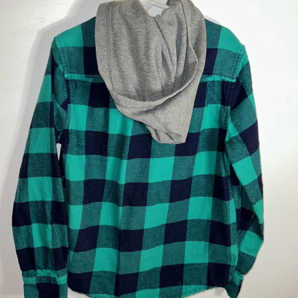 The Children’s Place Hooded Flannel Size 7/8